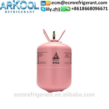 Gas refrigerante R410a 99,9% refrigerante mezclado de alta pureza